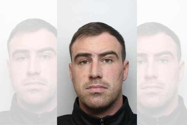 Robert Conlon has been jailed once before, in Sussex, for beating up a woman. Image: National World / Northamptonshire Police