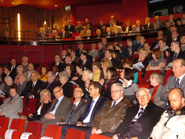 Opening the full auditorium in The Core theatre (November 2010)