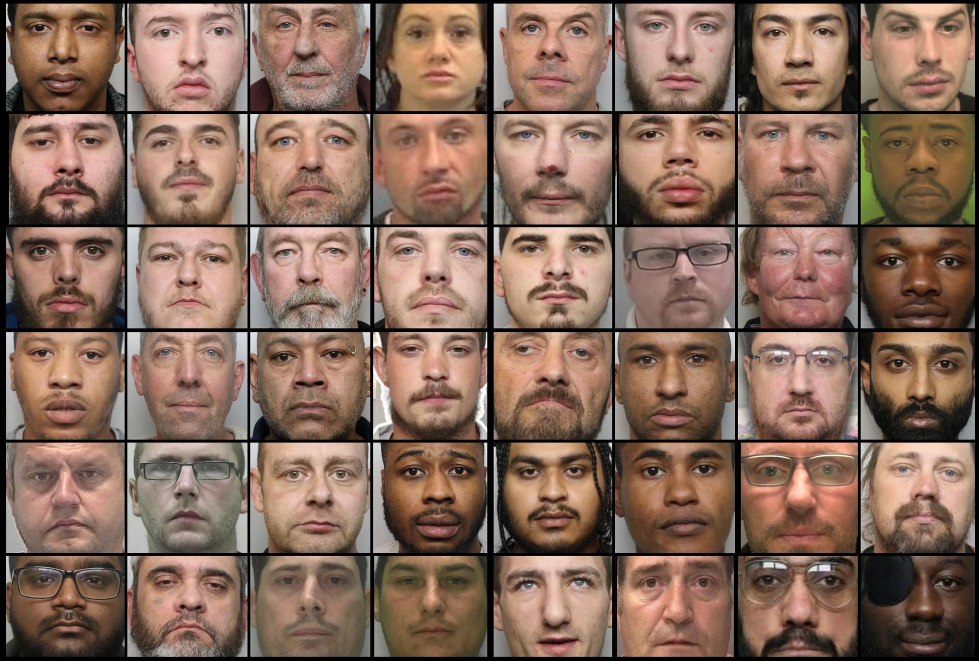 Faces of just some of the criminals jailed for serious crimes across Northamptonshire whose stories we bought you during 2025.