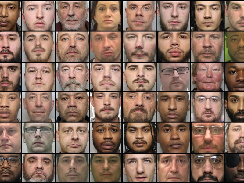 Faces of just some of the criminals jailed for serious crimes across Northamptonshire whose stories we bought you during 2025.