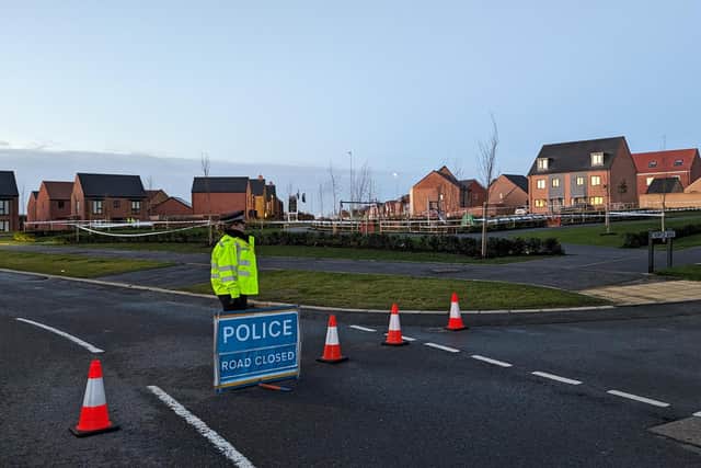 The incident is believed to have happened around this park on the new estate in Barton Seagrave. Image: Submitted