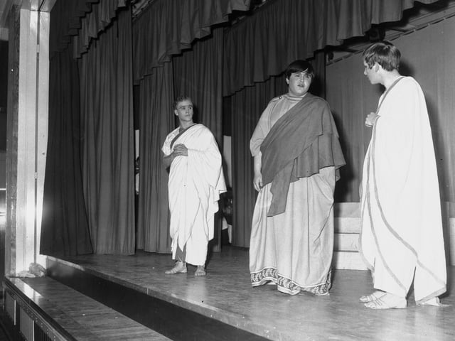 Wellingborough Grammar School play, December 6, 1965
