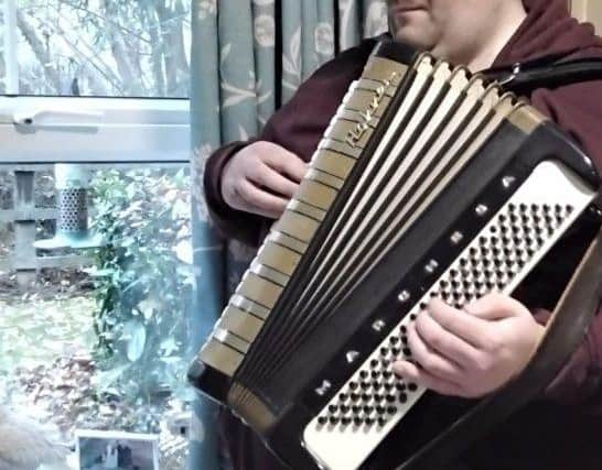 Michael Delighted David by bringing in his father Accordion