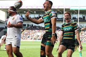 Edoardo Todaro has scored three tries in as many Gallagher PREM games (photo by David Rogers/Getty Images)