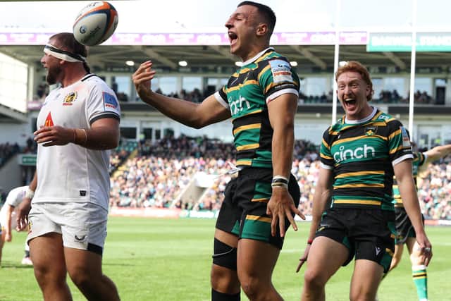Edoardo Todaro has scored three tries in as many Gallagher PREM games (photo by David Rogers/Getty Images)