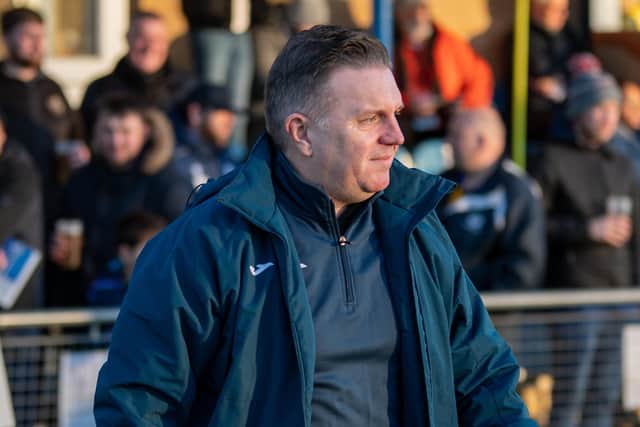 AFC Rushden & Diamonds boss Chris Nunn. Picture courtesy of Hawkins Images
