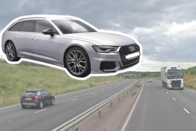 An Audi A6 driver was caught doing 128mph on the A43. File images for illustrative purposes.