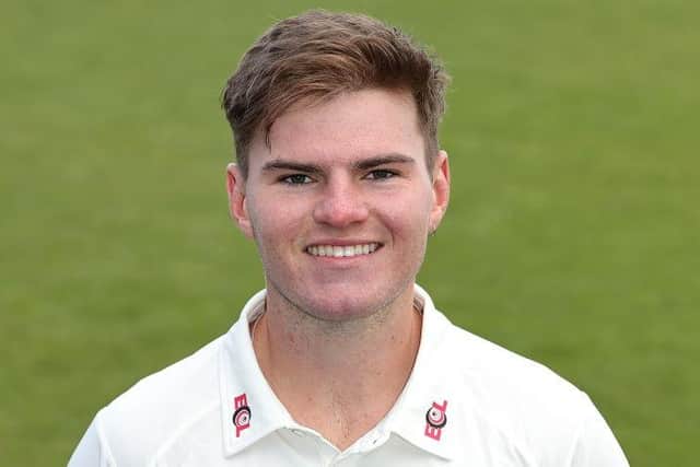 Gus Miller made his first-class debut for Northants in their division two clash at Glamorgan