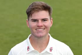 Gus Miller made his first-class debut for Northants in their division two clash at Glamorgan