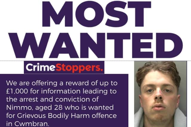 Wanted: Alan Nimmo has family connections to Corby /Crimestoppers Wales