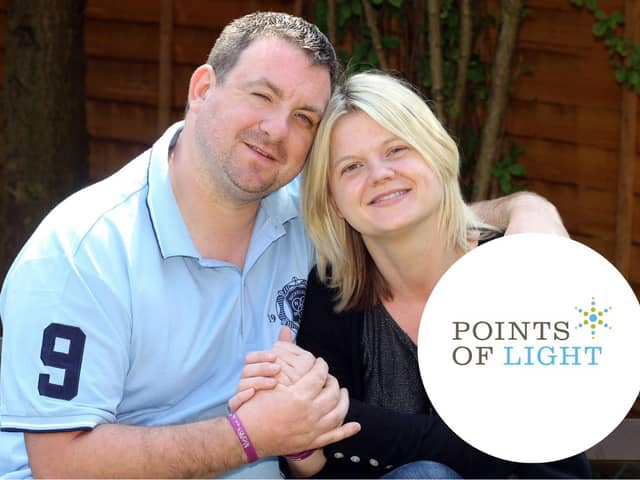 Chris and Samantha Curry, founders of Niamh's Next Step, have received a Points of Light award from the Prime Minister