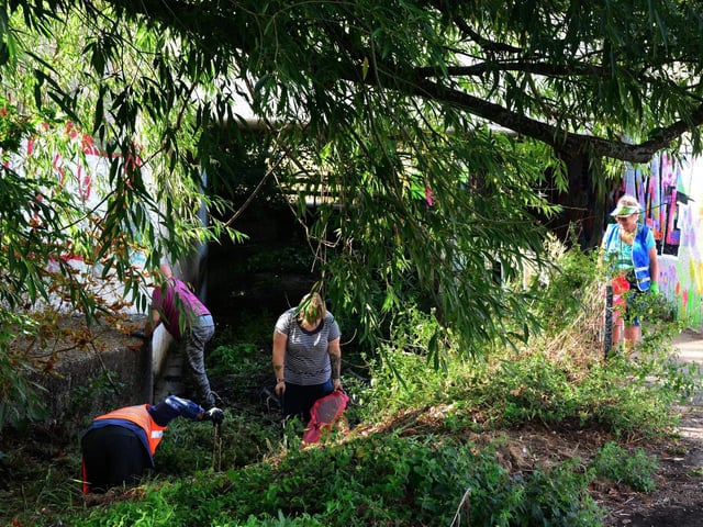 Volunteers from Wellie Wombles gave up their time for the clean-up