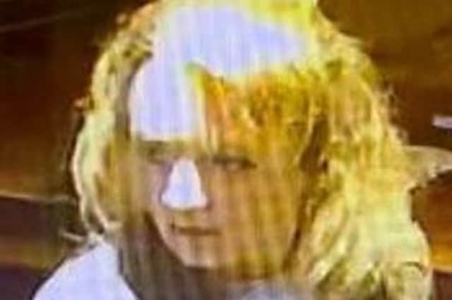Police want to speak to this woman about the theft in the Corby Candle