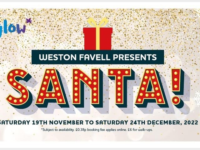 From November 19 to December 18, the Northampton shopping centre Santa’s Grotto in the upper mall will be open Wednesday - Sunday. From December 19 to Christmas Eve, it will be open every day.
If booked online in advance, tickets are £5 per child, plus a booking fee or the event is £6 per child on the day. Each admission includes a gift.