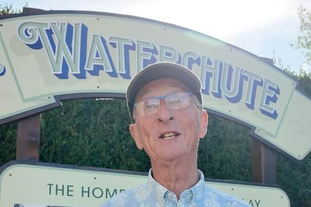 Anthony Scott, one of the riders onboard the one-millionth splashdown is raising funds for the Water Chute with a litter pick.