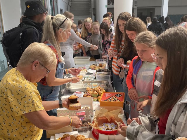 Pupils at Kingswood Secondary Academy baked up a storm to raise cash for the cause