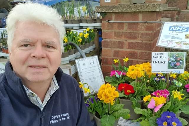 David Woods has raised more than £20,000