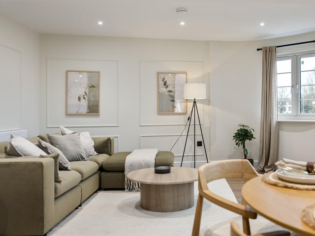 Inside one of the new luxury apartments