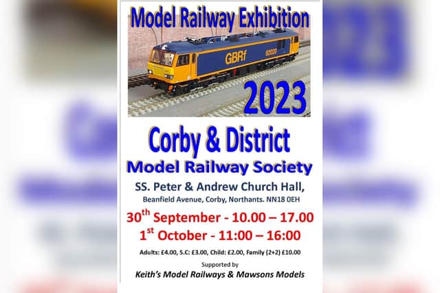 Corby and District Model Railway Society's two-day exhibition