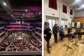 Pupils from Lodge Park in Corby were given the chance to compose with members of the Royal Philharmonic Orchestra. Image: DRET