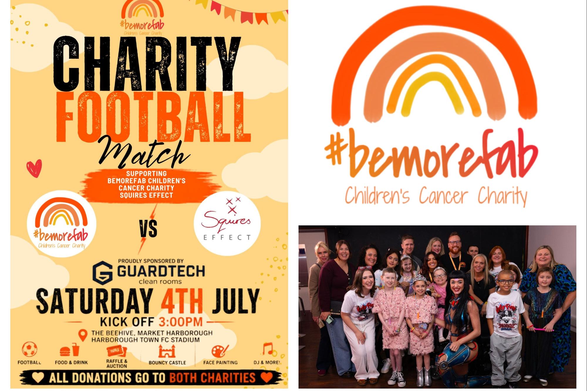 Charity football match at Harborough to support youngster after bone marrow transplant