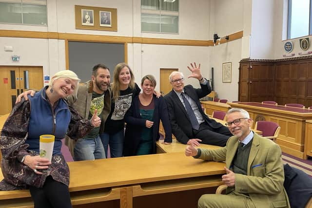 SWHW campaigners pictured after the conclusion of the planning inquiry. Credit: SWHW