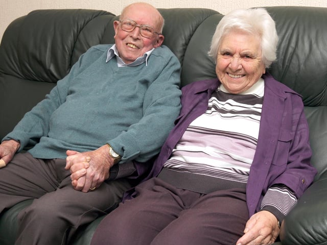 Broughton residents Arthur and Ethel Johnson celebrate their 70th wedding anniversary