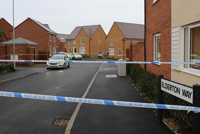The street in Earls Barton where Marion Price had parked her car/SWNS