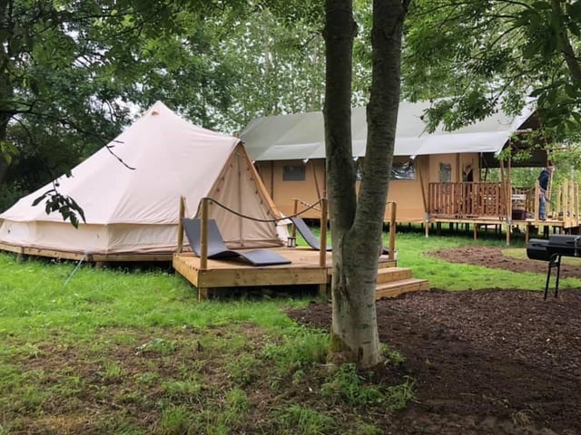 If you are looking to go further afield, the award-winning Brook Meadow can be found in Sibbertoft, Leicestershire. Their four glamping options each have an individual theme and sleep a different number of people – so there is something for everyone.