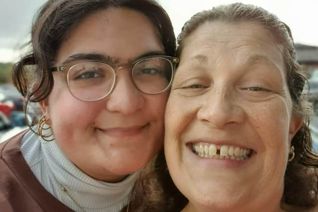 Leila Richardson with daughter Molly
