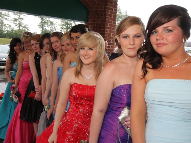 The Brooke Weston Academy year 11 prom at Holiday Inn in summer 2010