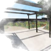 Artist's impression of how the sensory garden could look