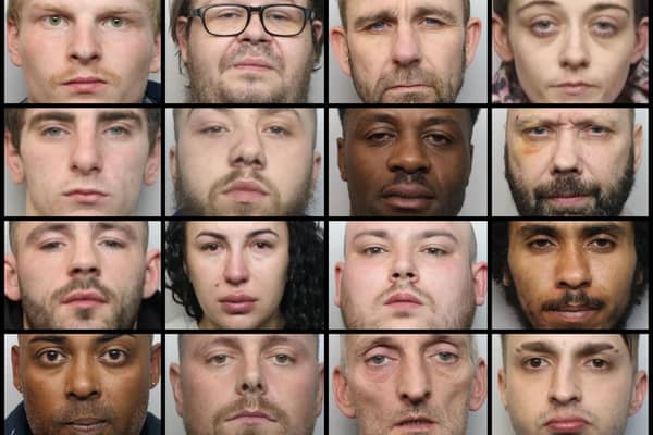Faces of a few of the jailed criminals whose stories we bought you during May 2024