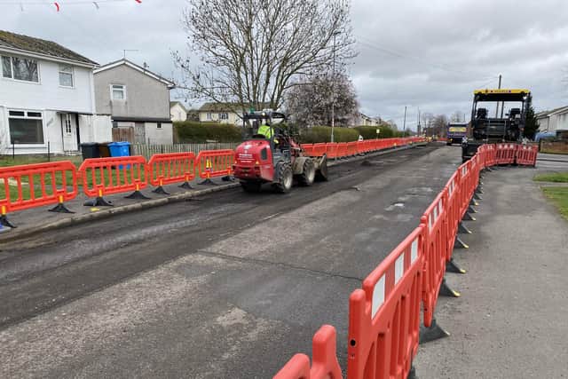 Work has begun on Occupation Road