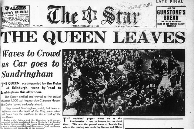 How The Star covered the news of the King's death.