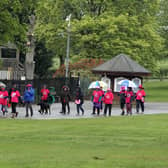 Walkers in Wicksteed Park/National World file picture