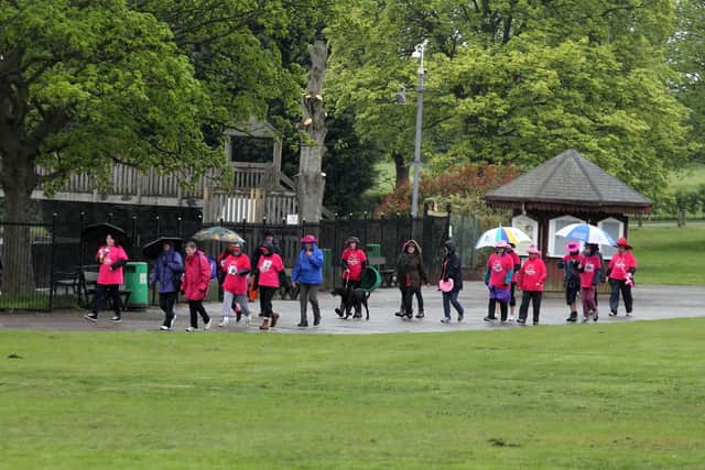 Walkers in Wicksteed Park/National World file picture