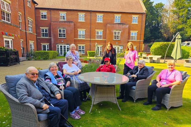 Age UK Northamptonshire visit Elm Bank care home in Kettering for a day of activities and lunch