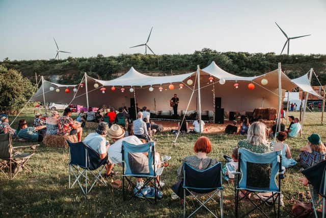 Natural amphitheatre:The Music Barn Festival is held in the stunning location of a disused iron quarry just outside Cranford