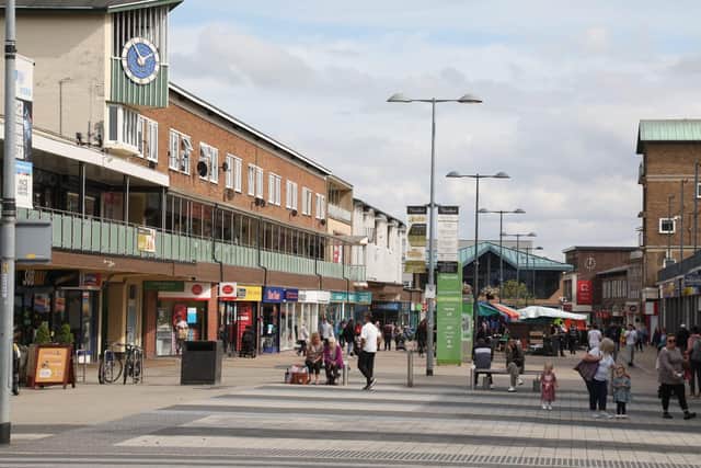 Corporation Street in Corby is welcoming more new shops. Image: Alison Bagley