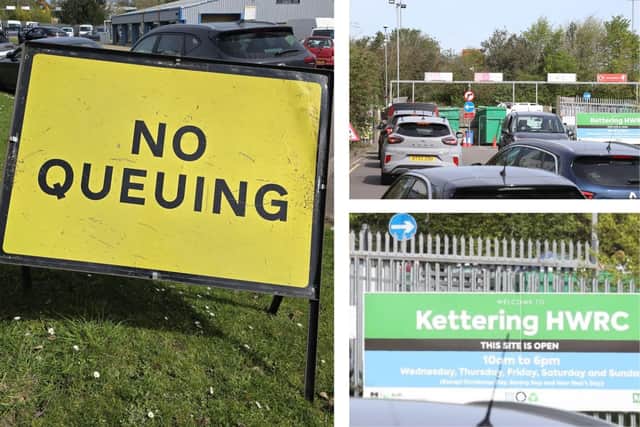 Kettering Household Waste Recycling Centre over the Easter break/National World