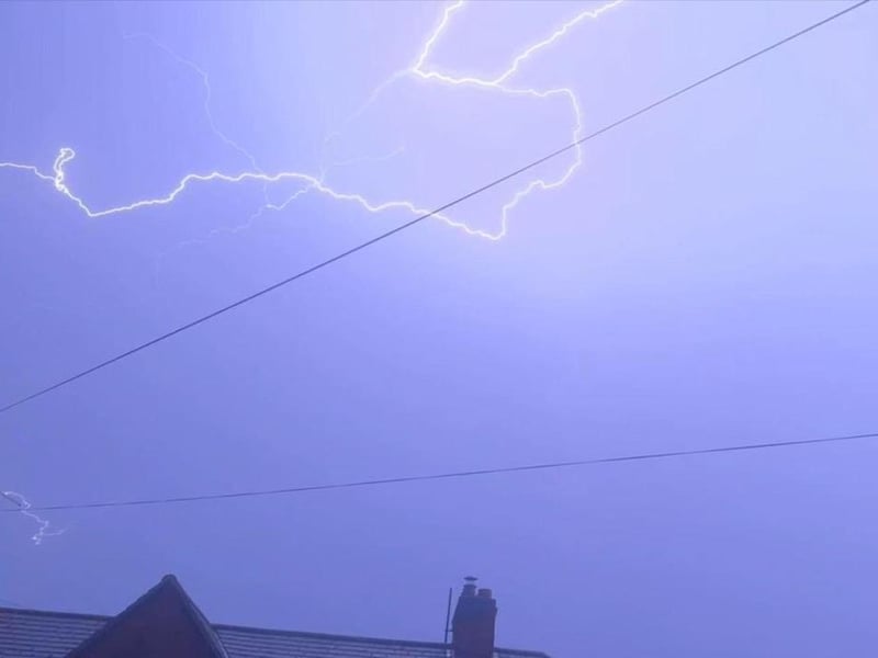 Your photos of the thunderstorms in north Northamptonshire