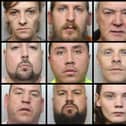 Faces of a few of the jailed drugs gangs, a kidnapper, sex offenders, thugs and serial thief whose stories we bought you in December 2023.