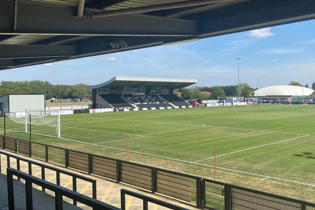 Corby Town's Steel Park home