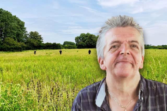 Searches took place for Frank McKeever by the A14 in Northamptonshire on Friday