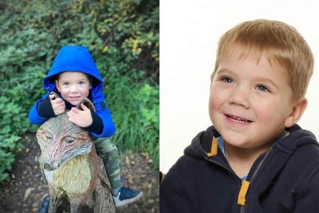 Louie Line, three, from Irchester