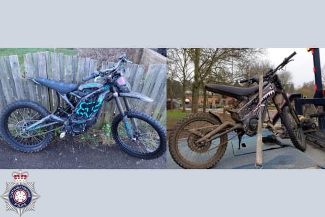 Sur-Ron bikes have been described as a 'nuisance' by police