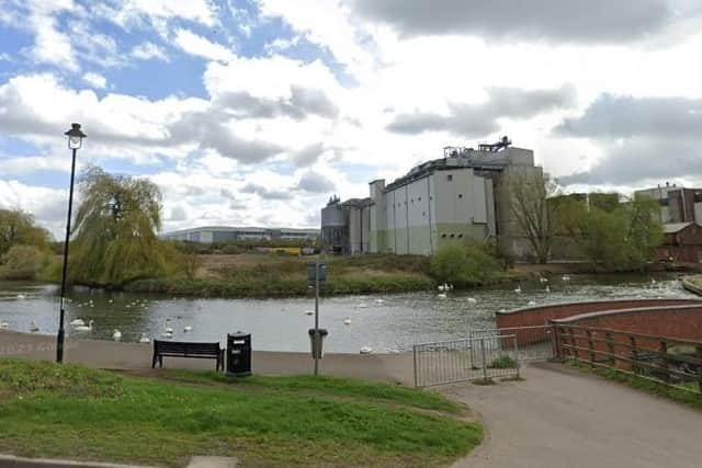 Emergency services were called to The Embankment in Wellingborough last night (Wednesday)