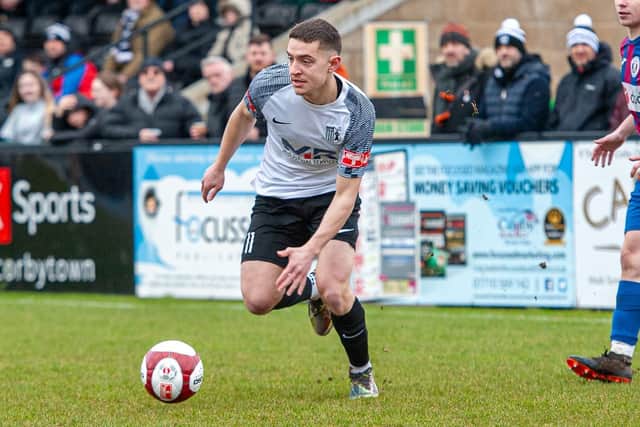 Jordan O'Brien was on target for AFC Rushden & Diamonds (Picture: Jim Darrah)