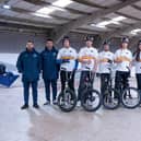 Spain’s under-23 national BMX freestyle team & coaches at Adrenaline Alley